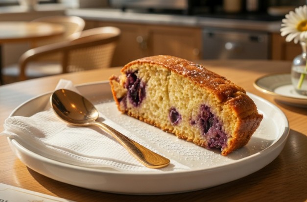 Torta de Arándanos y Banano