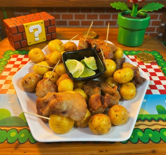 Chicharrón con Papa