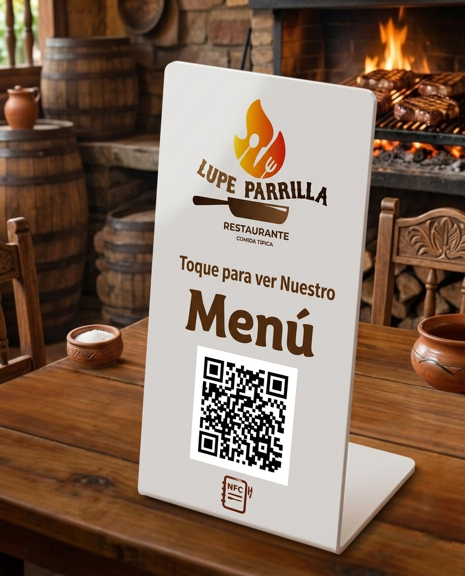 Soporte Acrílico QR